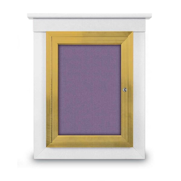 Sliding Glass Enclosed Letterboard, 72"x3, UV9007ACS-BLACK-WHITE